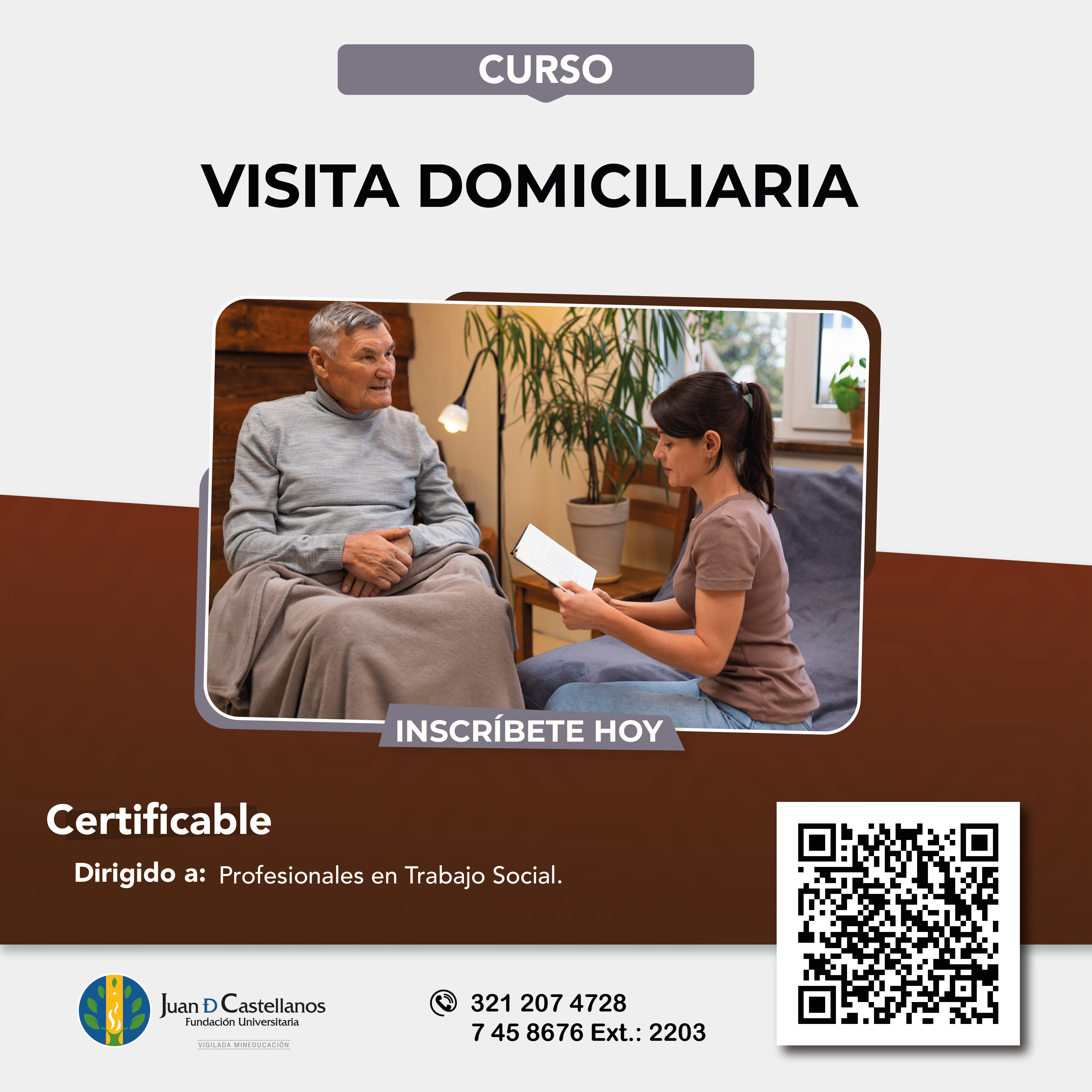 ¡Inscríbete al curso Visita Domiciliaria!