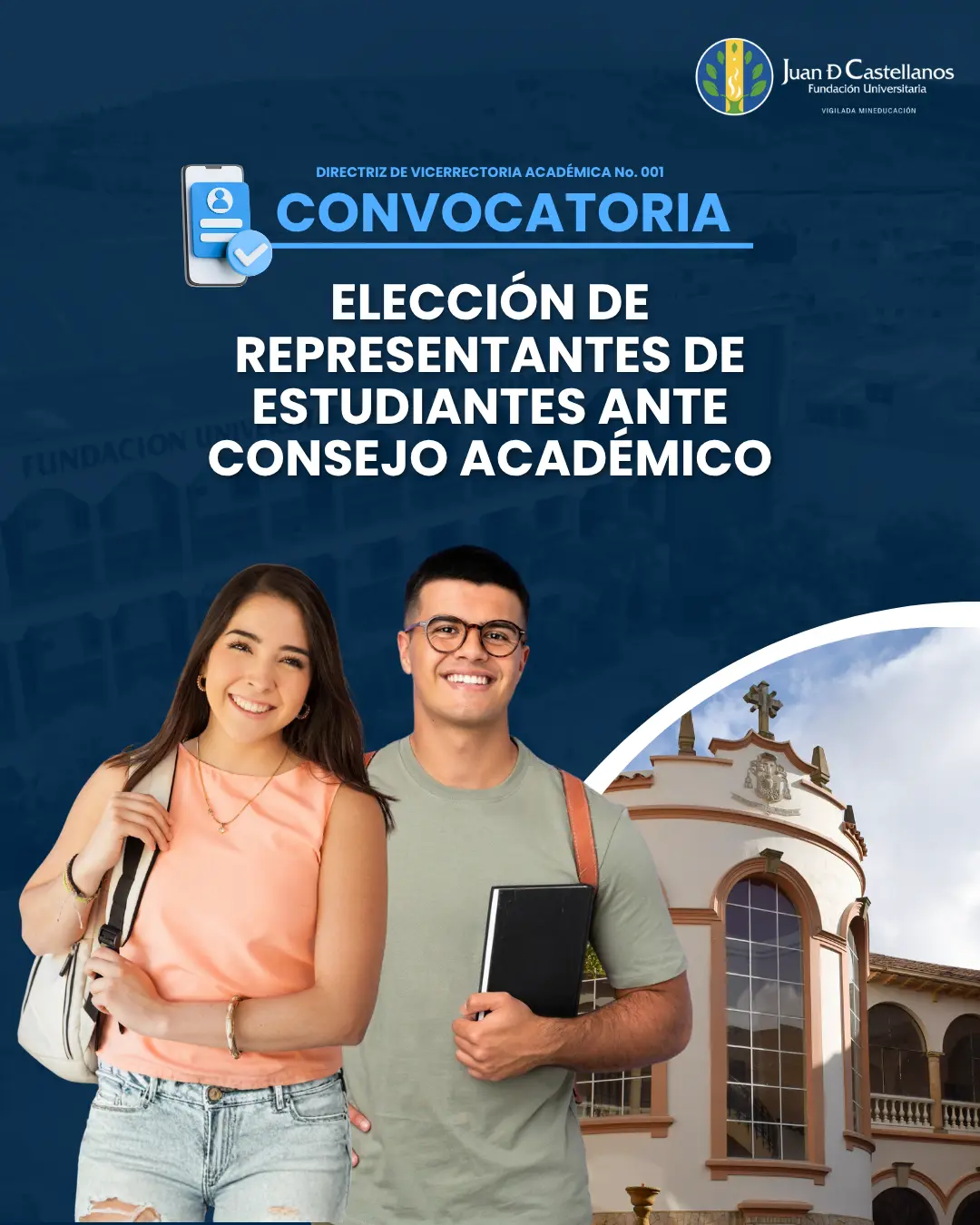 ¡Conoce a los Representante de Estudiantes ante el Consejo Académico 2026!