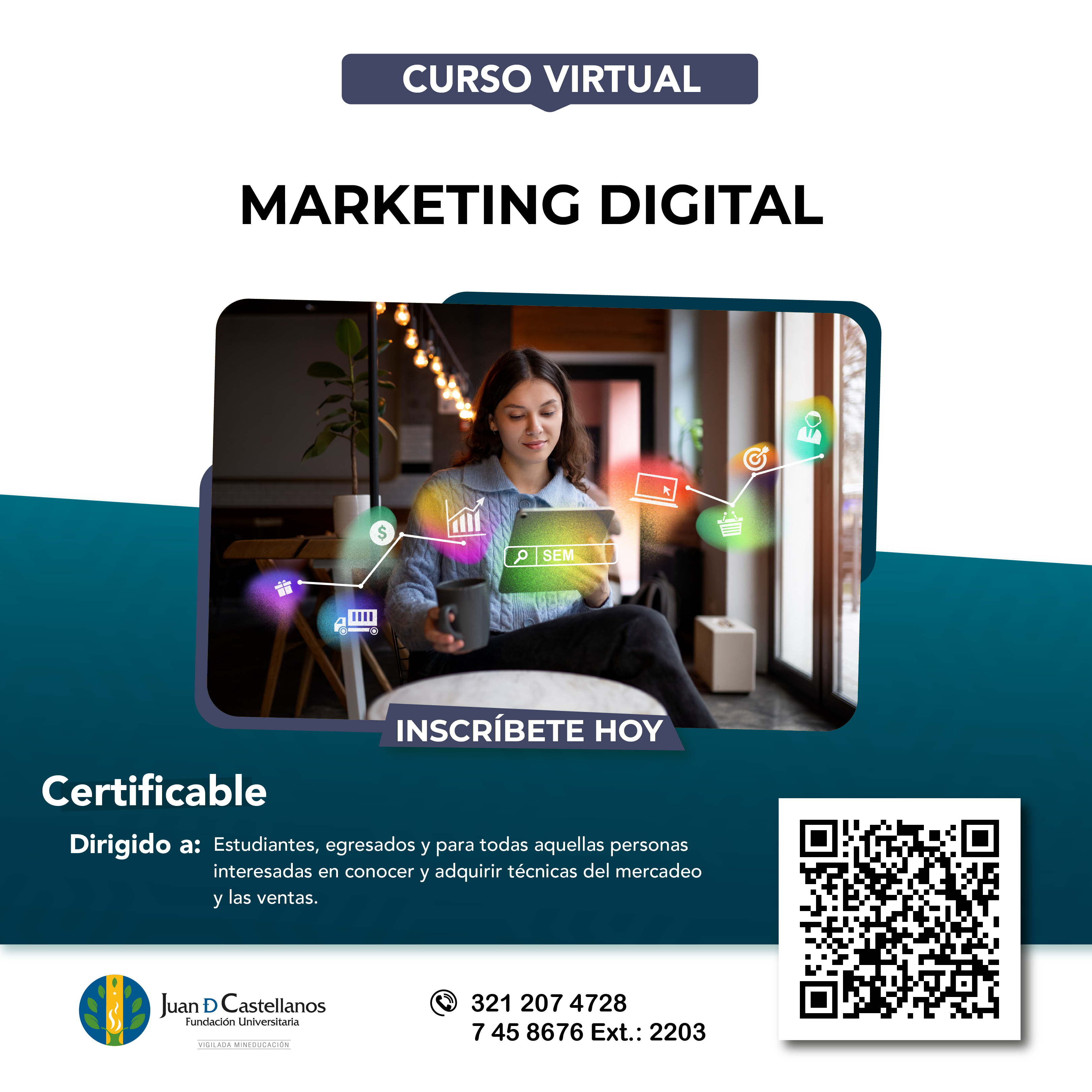 ¡Inscríbete al curso de Marketing Digital!