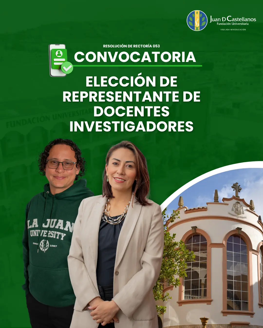 ¡Participa en las elecciones de representante de docentes investigadores!