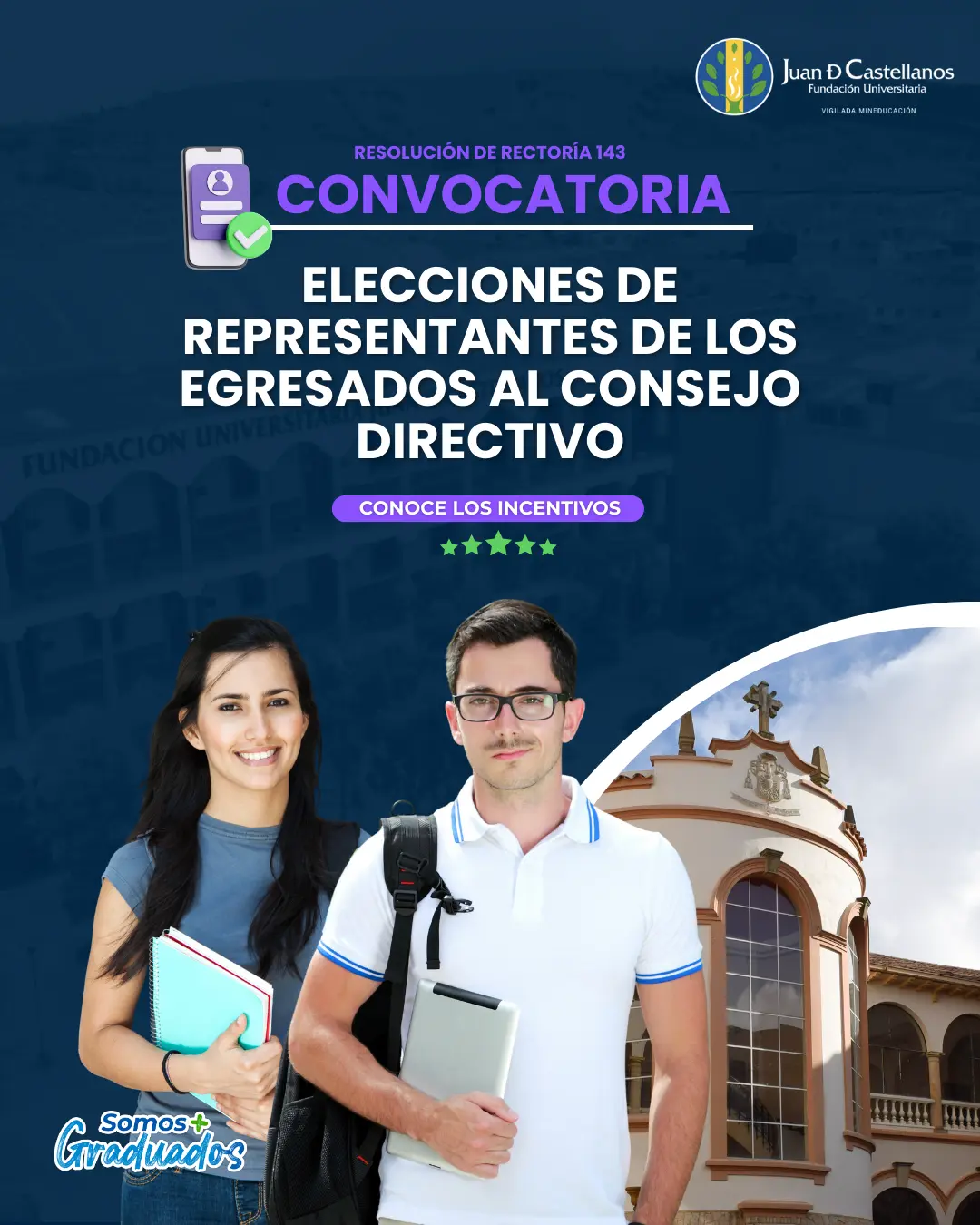 ¡Participa en las elecciones de representantes de los egresados al Consejo Directivo!