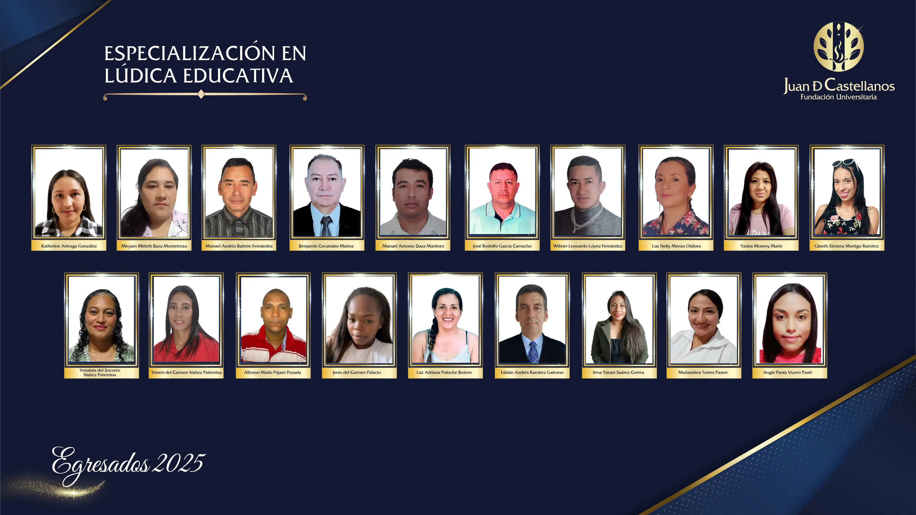 La Juan proclamó a 19 nuevos especialistas en acto público de graduación virtual