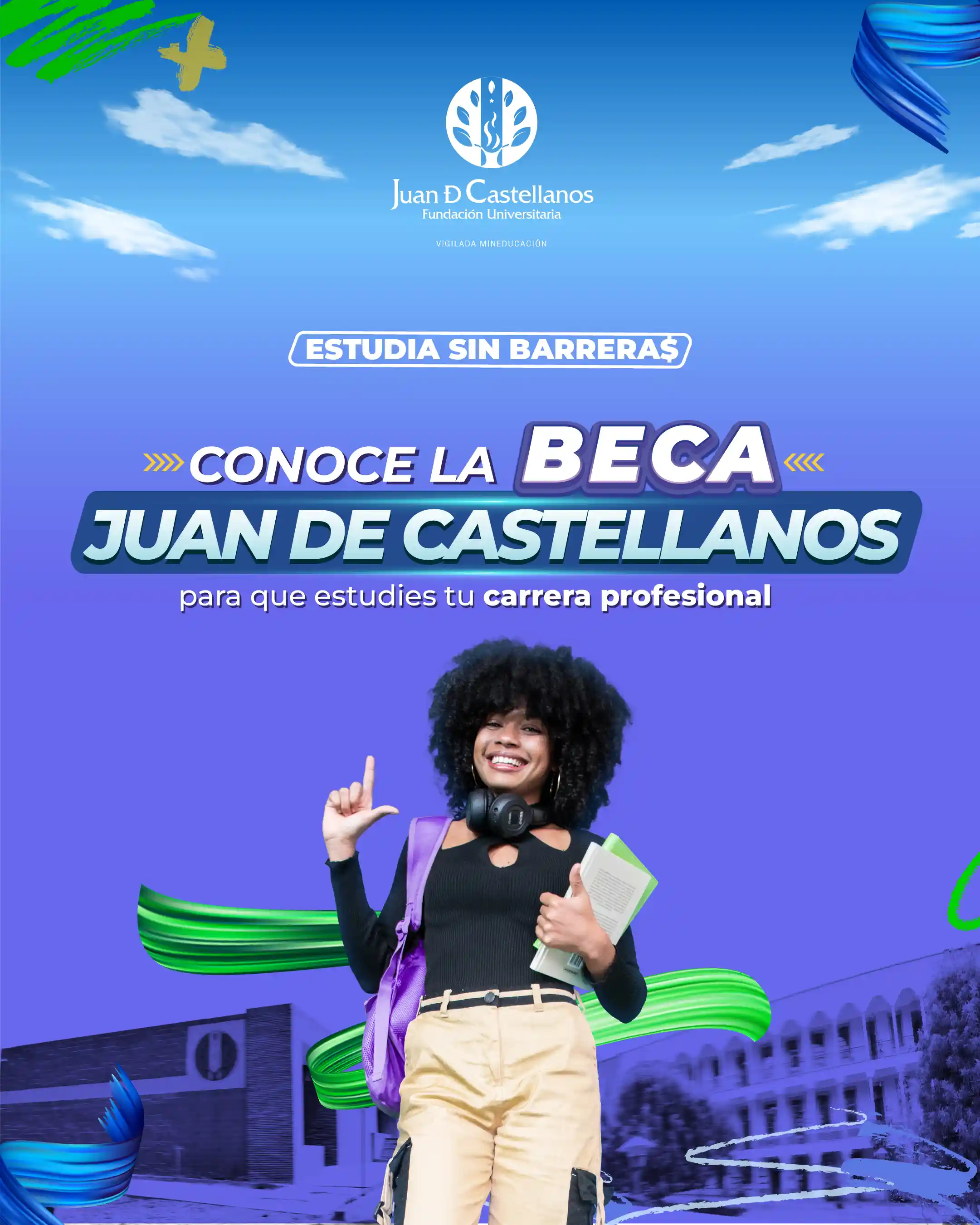 ¡Están abiertas las Becas Juan de Castellanos para estudiar en el 2025-2!