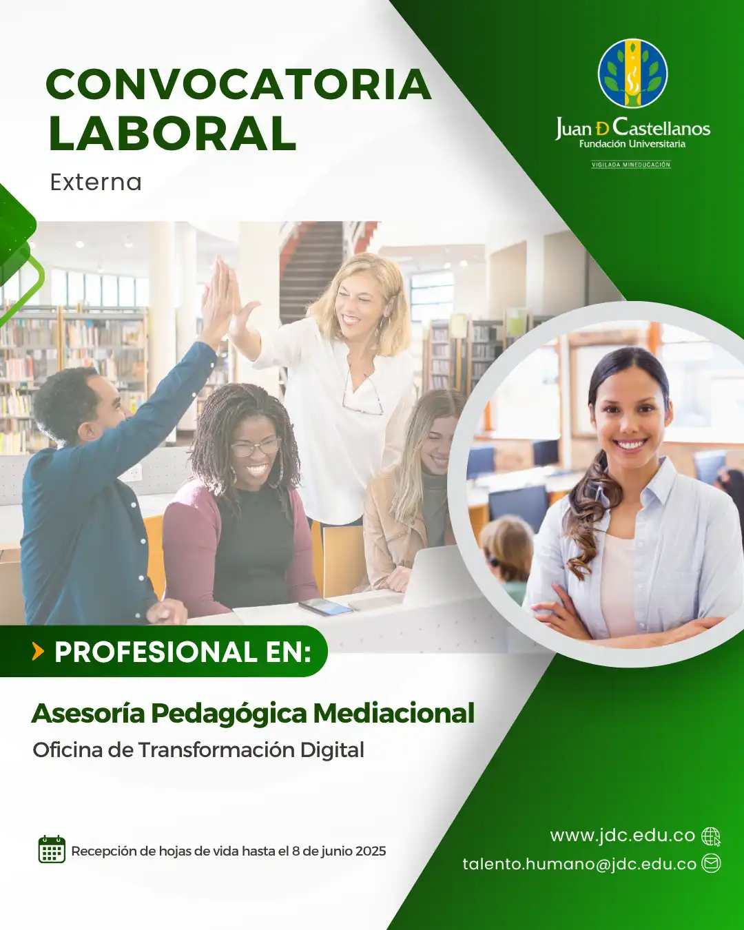 ¡La Juan busca talento para transformar la educación! 
