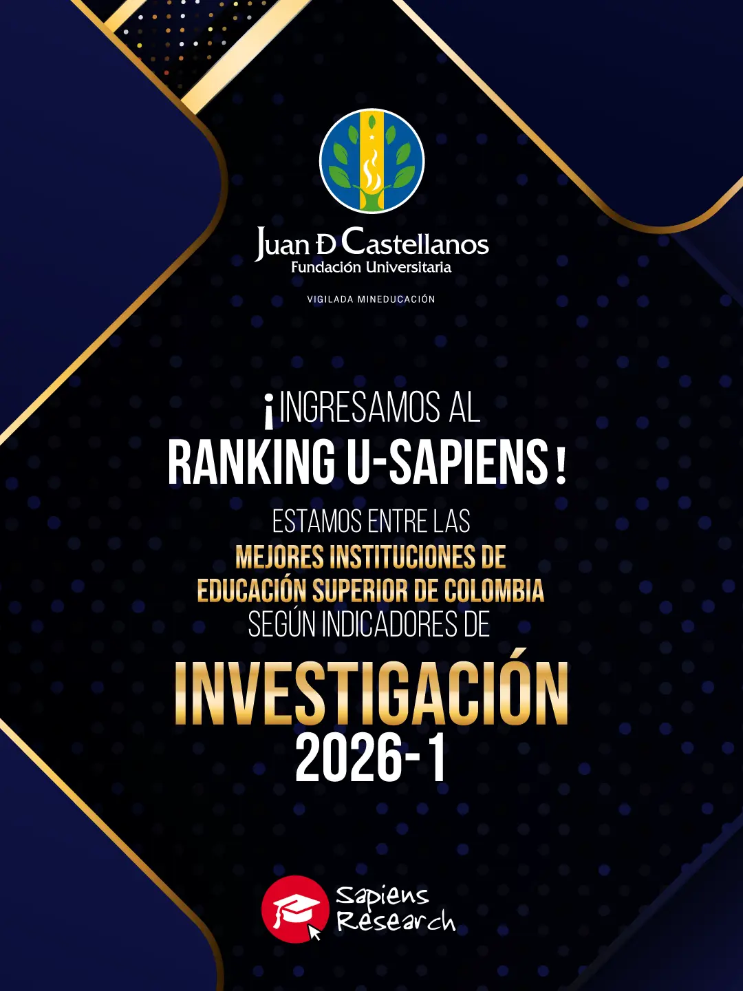 ¡La Juan de Castellanos hace historia y entra por primera vez al Ranking U-Sapiens!