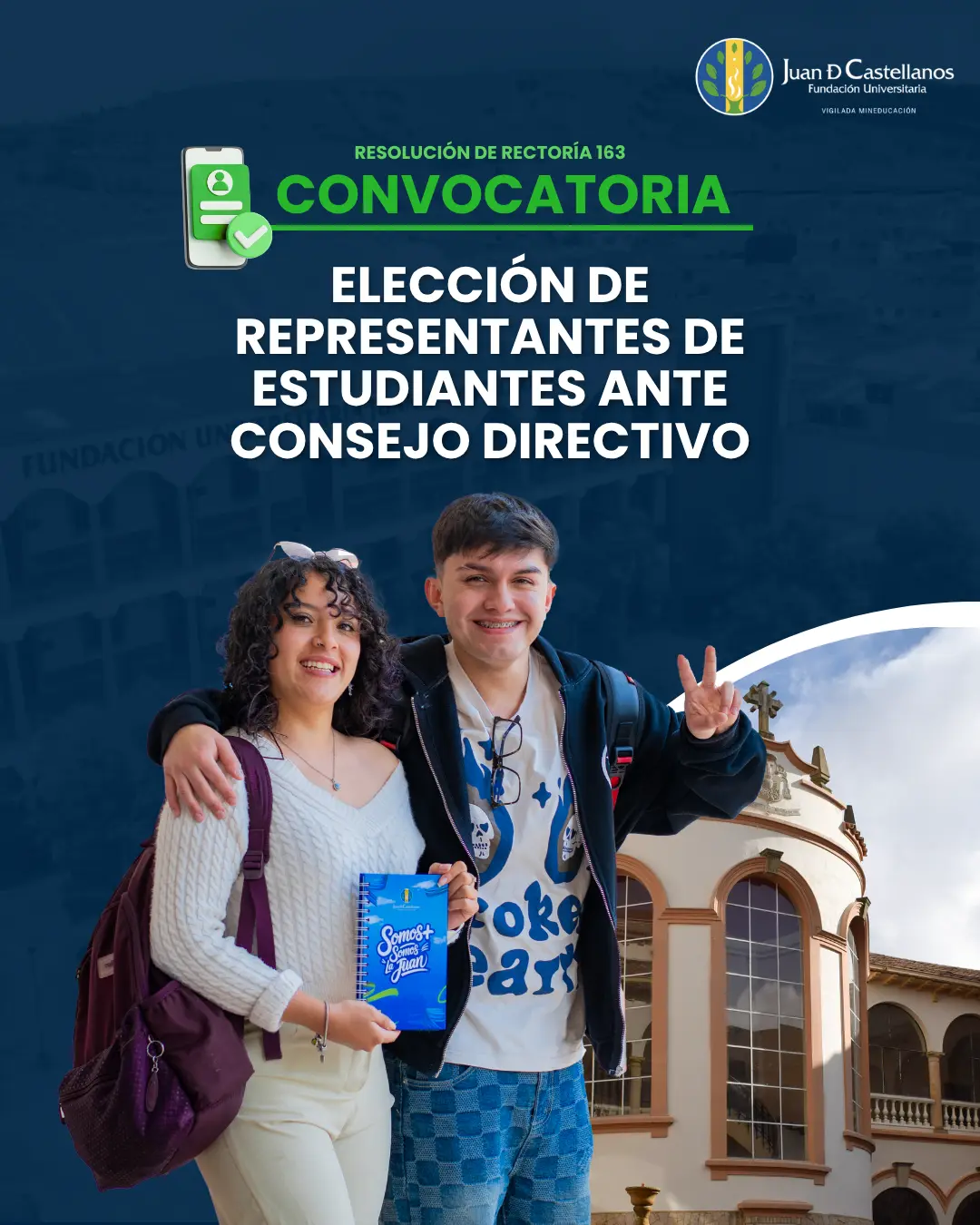 ¡Inscríbete! Elección de Representantes de Estudiantes ante el Consejo Directivo